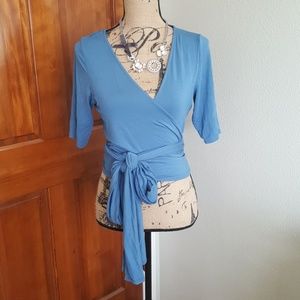 Agnes and Dora Wrap Top